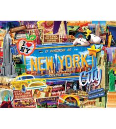 Puzzle MasterPieces Collage de Nueva York de 550 Piezas