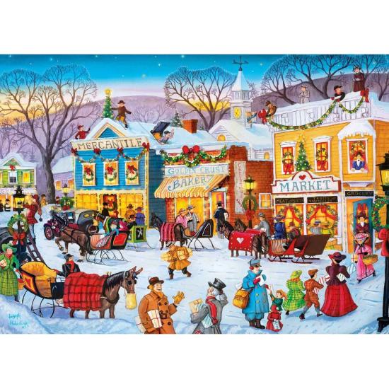 Puzzle MasterPieces Compras Navideñas de 1000 Piezas