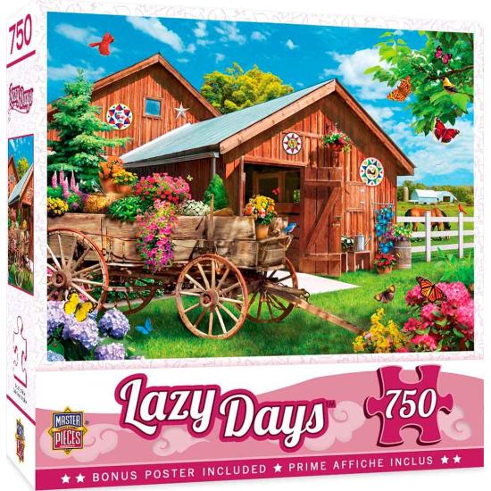 Puzzle MasterPieces Corriendo a la Granja de Flores de 750 Piez Puzzle MasterPieces Corriendo a la Granja de Flores de 750 Piez