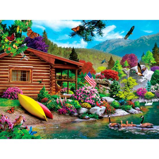 Puzzle MasterPieces Días Tranquilos, Libre Para Volar de 750 Pz Puzzle MasterPieces Días Tranquilos, Libre Para Volar de 750 Pz
