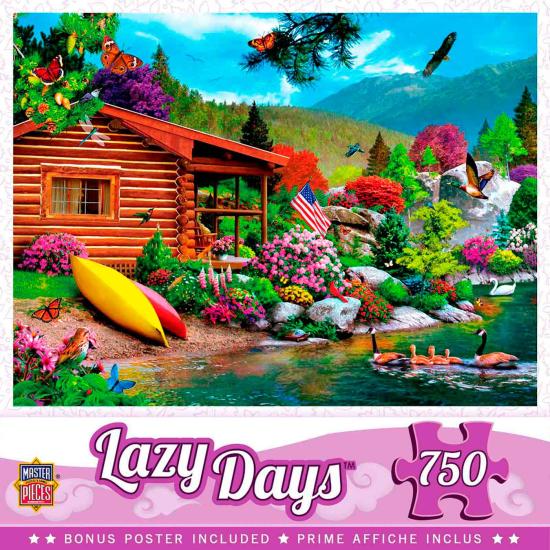 Puzzle MasterPieces Días Tranquilos, Libre Para Volar de 750 Pz Puzzle MasterPieces Días Tranquilos, Libre Para Volar de 750 Pz