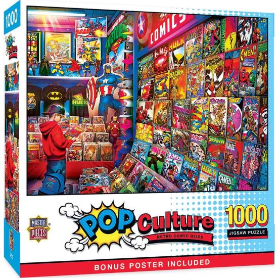Puzzle MasterPieces El Placer De Los Cómics Retro de 1000 Pzs