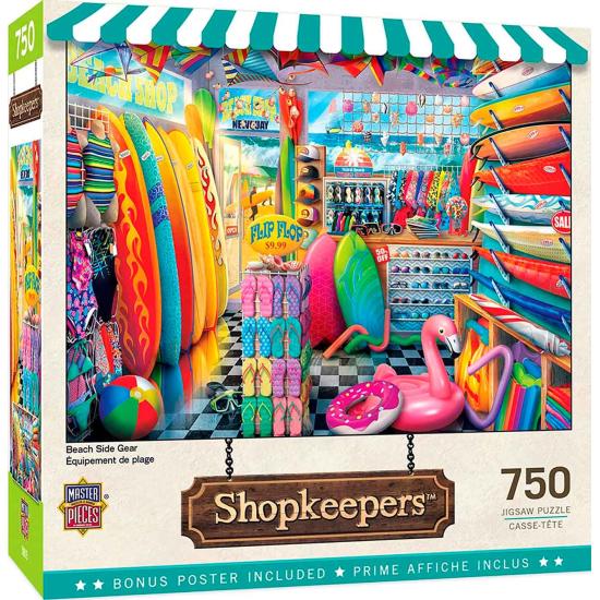 Puzzle MasterPieces Equipos de Playa de 750 Piezas Puzzle MasterPieces Equipos de Playa de 750 Piezas