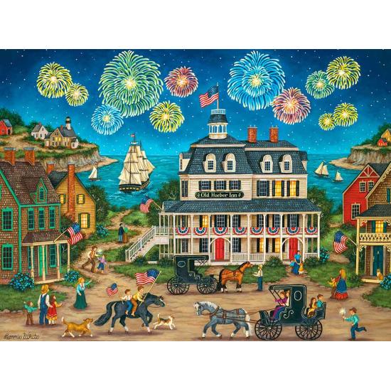 Puzzle MasterPieces Final de los Fuegos Artificiales de 550 Pie