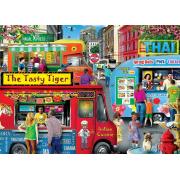 Puzzle MasterPieces Food Truck, Fiesta De Barrio de 1000 Pzs