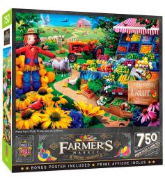 Puzzle MasterPieces Fruta Fresca de Granja de 750 Piezas