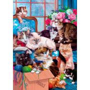 Puzzle MasterPieces Gatitos Traviesos de 1000 Piezas