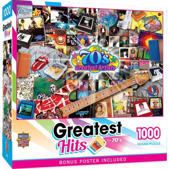 Puzzle MasterPieces Grandes Éxitos de los 70 de 1000 Piezas
