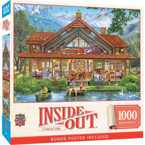 Puzzle MasterPieces Inside Out, Alojamiento en Camping de 1000