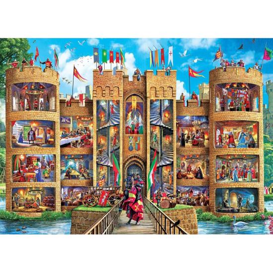 Puzzle MasterPieces Interior del Castillo de 1000 Piezas