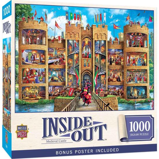 Puzzle MasterPieces Interior del Castillo de 1000 Piezas