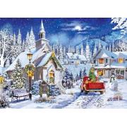 Puzzle MasterPieces Luz De Invierno De La Capilla 1000 Pzs