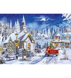 Puzzle MasterPieces Luz De Invierno De La Capilla 1000 Pzs