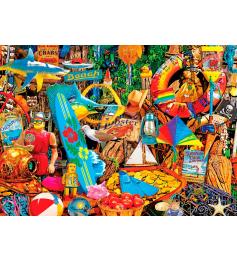 Puzzle MasterPieces Mercadillo de Beach Time de 1000 Piezas