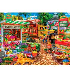 Puzzle MasterPieces Mercadillo en la Plaza de 750 Piezas