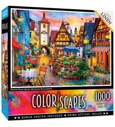 Puzzle MasterPieces Mercado de Flores Bávaro de 1000 Piezas