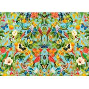 Puzzle MasterPieces Pájaros, Naranjas y Mariposas de 1000 Pieza