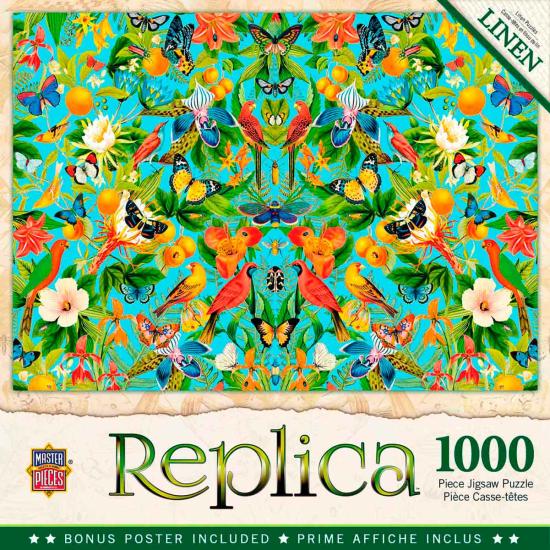 Puzzle MasterPieces Pájaros, Naranjas y Mariposas de 1000 Pieza Puzzle MasterPieces Pájaros, Naranjas y Mariposas de 1000 Pieza