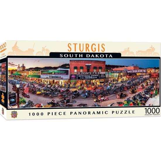 Puzzle MasterPieces Panorámico Sturgis, Dakota del Sur 1000 Pie Puzzle MasterPieces Panorámico Sturgis, Dakota del Sur 1000 Pie