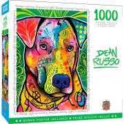 Puzzle MasterPieces Perros, Siempre Observando de 1000 Piezas