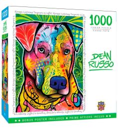 Puzzle MasterPieces Perros, Siempre Observando de 1000 Piezas