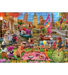 Puzzle MasterPieces Perros Turistas XXL de 300 Piezas