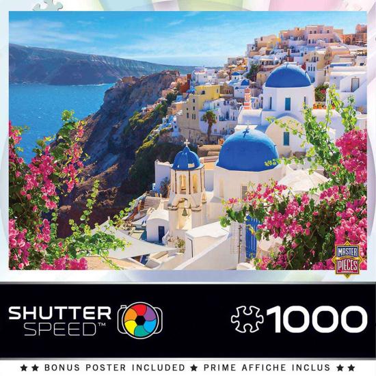 Puzzle MasterPieces Primavera en Santorini de 1000 Piezas Puzzle MasterPieces Primavera en Santorini de 1000 Piezas