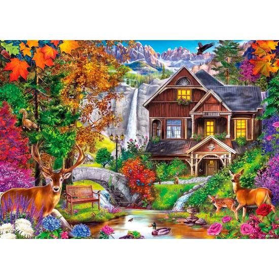 Puzzle MasterPieces Retiro de Cataratas Ocultas de 1000 Piezas Puzzle MasterPieces Retiro de Cataratas Ocultas de 1000 Piezas