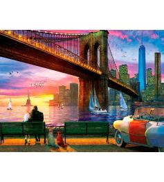 Puzzle MasterPieces Romance en Nueva York de 550 Piezas