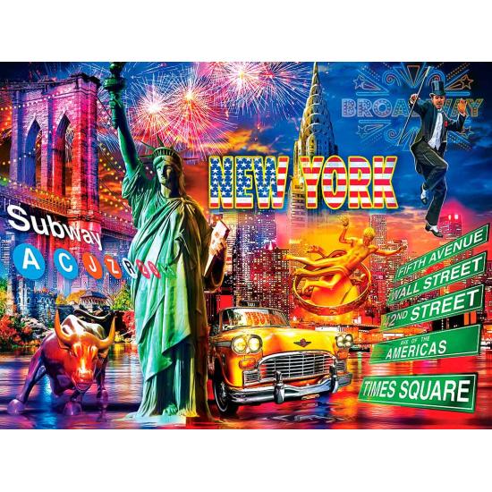 Puzzle MasterPieces Saludos Desde Nueva York de 550 Piezas Puzzle MasterPieces Saludos Desde Nueva York de 550 Piezas