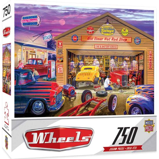 Puzzle MasterPieces Taller de Coches Vintage de 750 Piezas