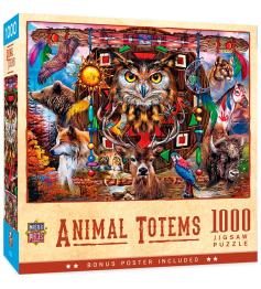Puzzle MasterPieces Totems de Animales de 1000 Piezas