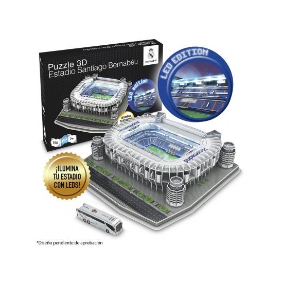 Puzzle Nanostad 3D Santiago Bernabéu Real Madrid Iluminación Le