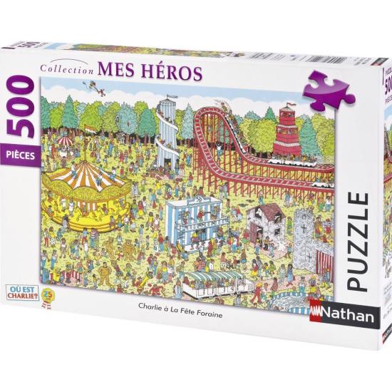 Puzzle Nathan Charlie en la Feria de 500 Piezas Puzzle Nathan Charlie en la Feria de 500 Piezas