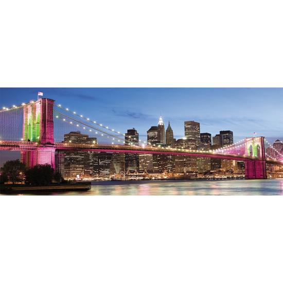 Puzzle Nathan Puente de Brooklyn de Noche de 1000 Piezas