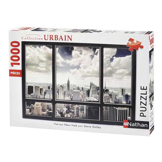 Puzzle Nathan Vista de Nueva York de 1000 Piezas