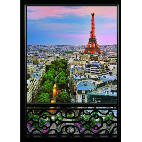 Puzzle Nathan Vista Sur de París de 1000 Piezas