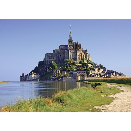 Puzzle Nathan Vista Sur del Mont Saint Michel de 1500 Piezas
