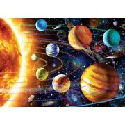 Puzzle Neón Art Puzzle Sistema Solar de 1000 Piezas