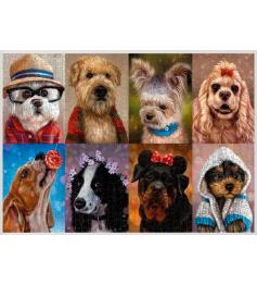 Puzzle Nova Collage de Perros Horizontal de 1000 Piezas
