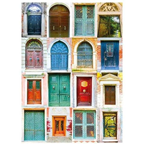 Puzzle Nova Collage de Puerta Venecianas de 1000 Piezas Puzzle Nova Collage de Puerta Venecianas de 1000 Piezas