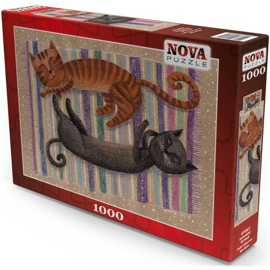 Puzzle Nova Dos Gatos de 1000 Piezas