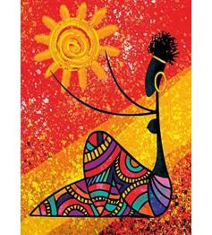 Puzzle Nova El Sol y la Mujer Africana de 1000 Piezas