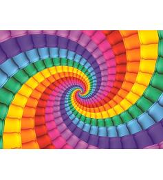 Puzzle Nova Espiral de Arcoíris de 1000 Piezas