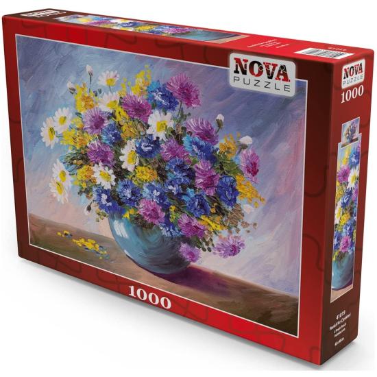 Puzzle Nova Flores Silvestres Coloridas de 1000 Piezas