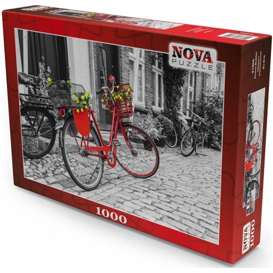 Puzzle Nova La Bicicleta Roja de 1000 Piezas