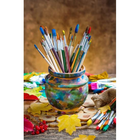 Puzzle Nova Mis Pinturas y Pinceles de 1000 Piezas Puzzle Nova Mis Pinturas y Pinceles de 1000 Piezas