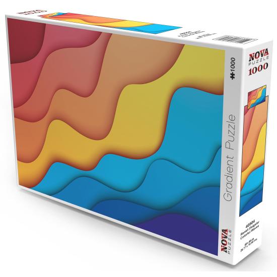 Puzzle Nova Olas de Colores de 1000 Piezas