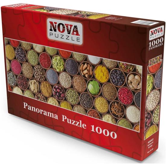 Puzzle Nova Panorama Especias de Colores de 1000 Pzs