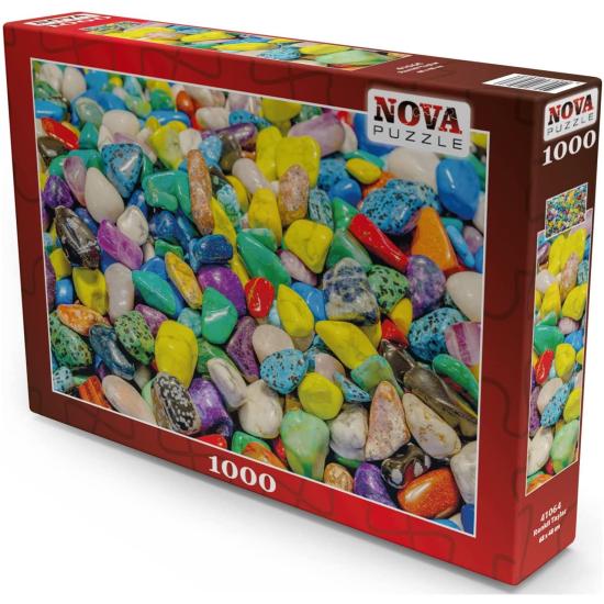 Puzzle Nova Piedras de Colores de 1000 Piezas